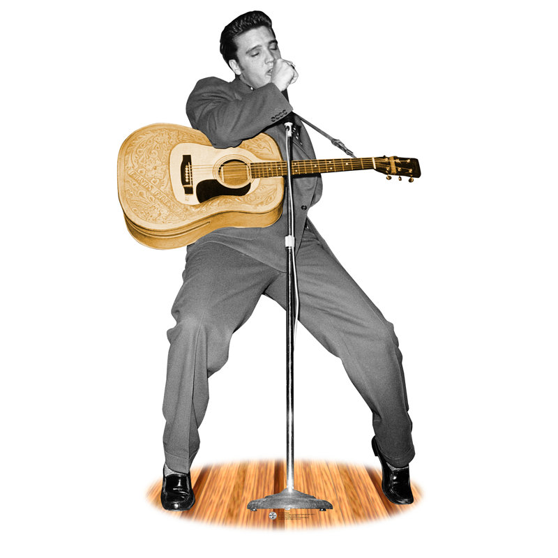 Elvis Presley Lifesize Cardboard Standup with Guitar