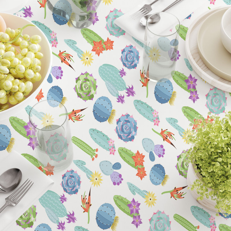 Round Cotton Twill Tablecloth