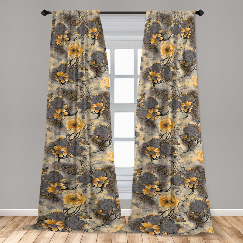 Semi Sheer Curtain Pair