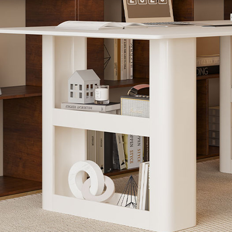 Bureau design avec rangement pour les pieds, H 29,53 po x l 70,87 po x P 35,43 po