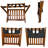 Folding Bamboo Luggage Rack