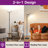 Jernell 68" LED Torchiere Floor Lamp with Touch Control and Remote-864362141