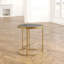 Blankenship Glass Top Sled Nesting Tables