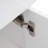 21.6" Floating Bathroom Vanity - Ceramic Basin + Left Storage & Rose Gold Handle