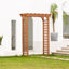 Arches de jardin en bois massif l 61 po x P 26 po Minaa
