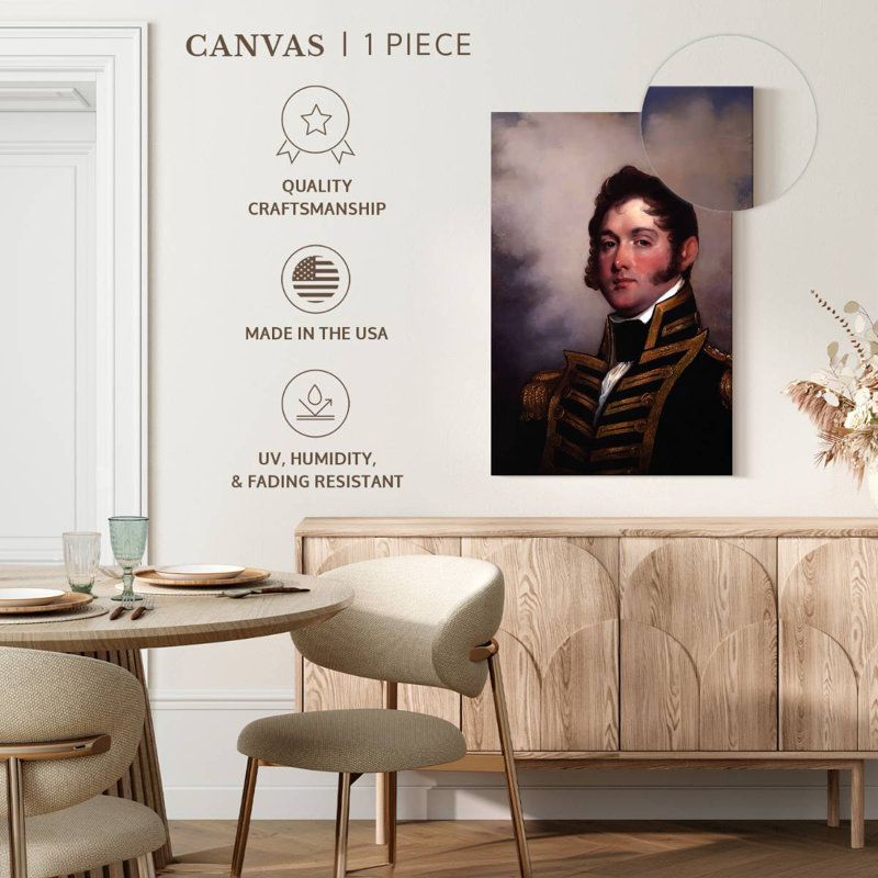 Leisha Commodore Oliver Hazard Perry, 45" H x 30" W