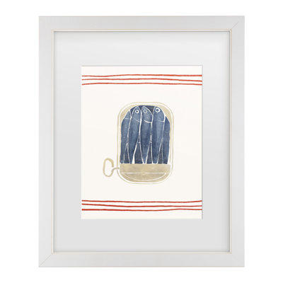 Yuyu Pont Sardines Matted Framed Art