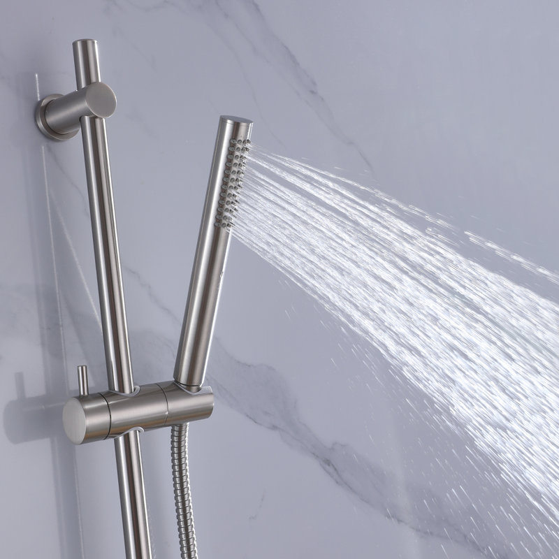 Pomme de douche à main standard, Nickel brossé