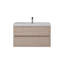 Ensemble de meuble-lavabo simple 35,5 po avec plateau en acrylique Emert-1091767243