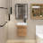 Edgerrin 16 " W Wall Mounted Cloakroom Vanity Bathroom Vanity With Ceramic Top