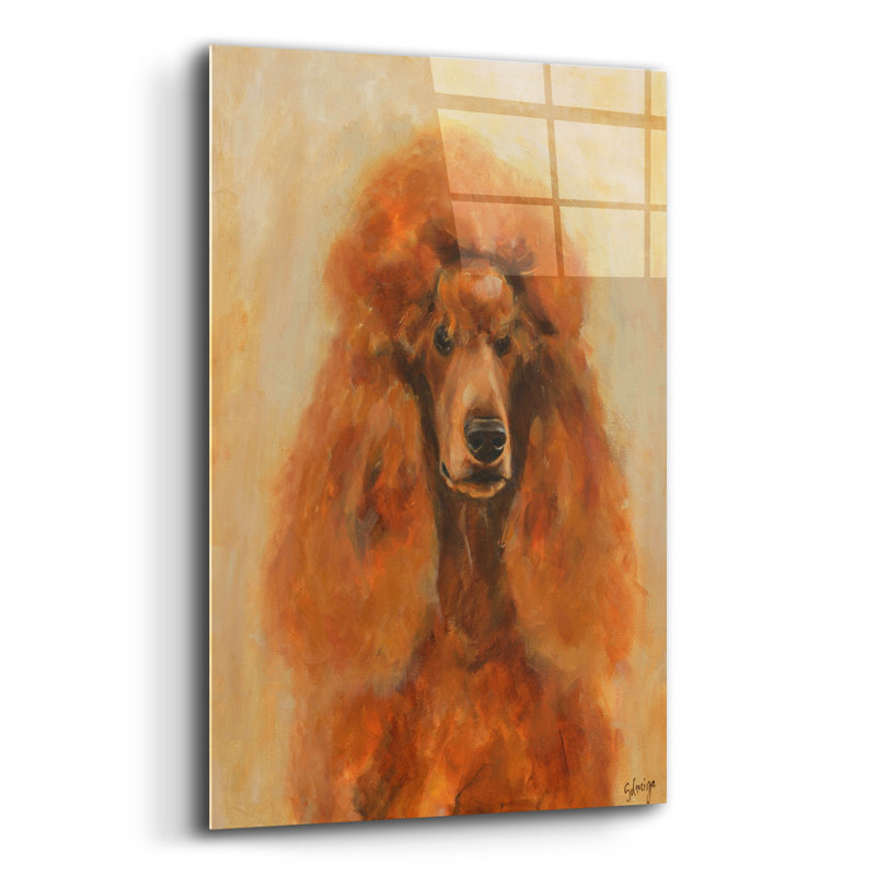 " Apricot Poodle " by Solveiga, 24" H x 16" W x 0.2" D