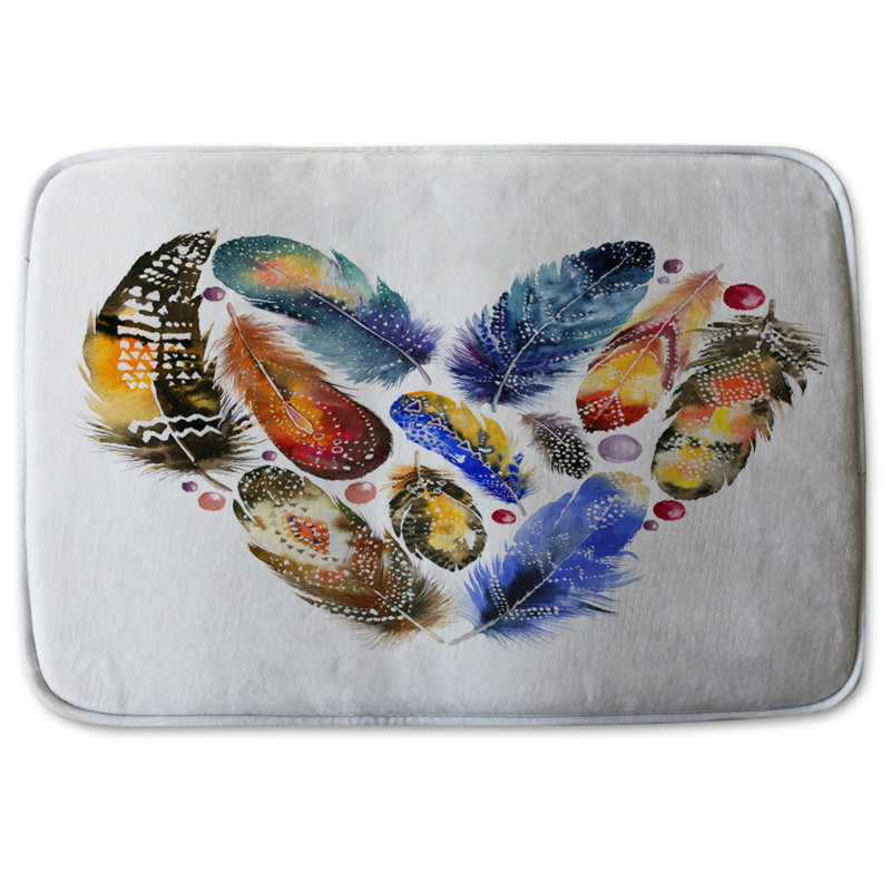 Ashlyn Memory Foam Non-Slip Bath Mat