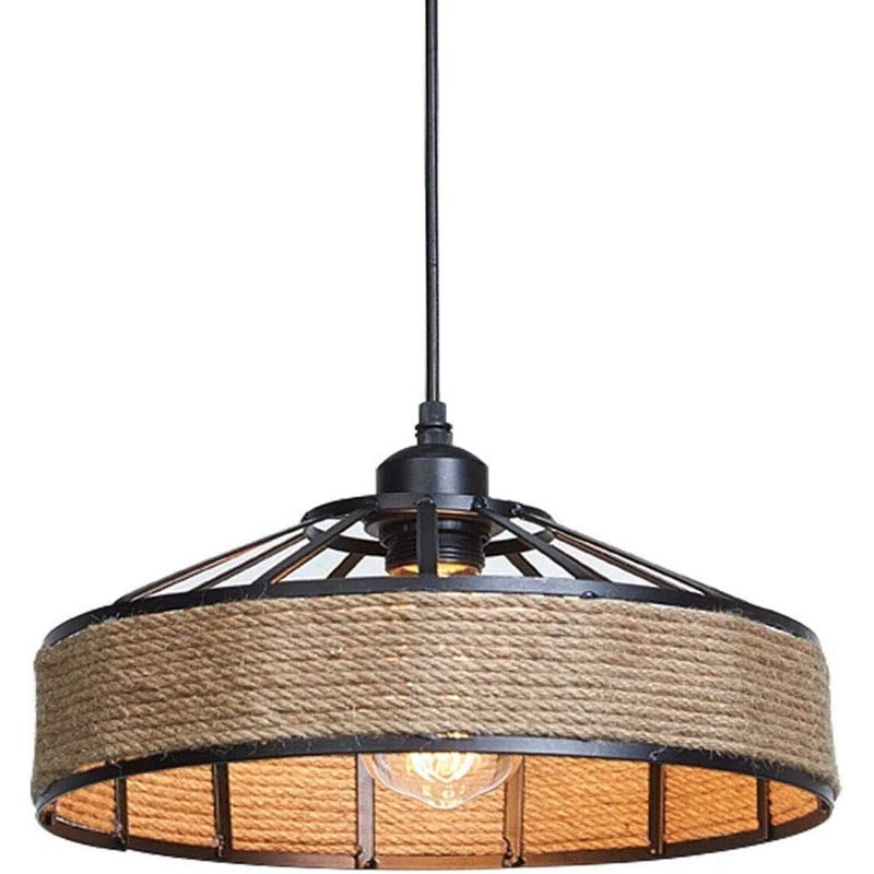 14cm H Lamp Shade in Black, 14cm H x 30cm W x 30cm D
