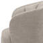 Glynes Upholstered Channel Back Curved Chair Beige-2016578988