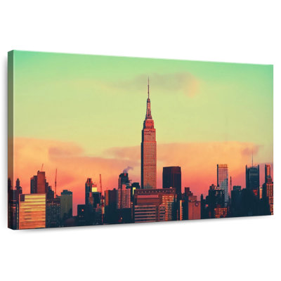 Sebbie Empire State Building At Sunset