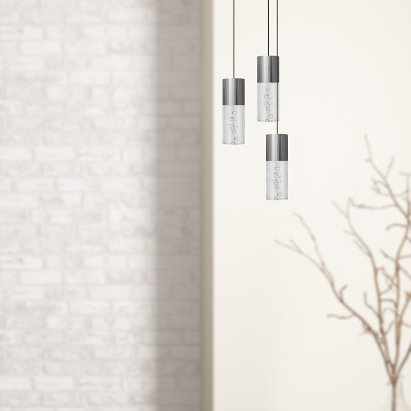 Andromedae 3 - Light Cluster Pendant, Nickel