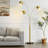 85'' 3 Light Arc Tree Floor Lamp With Rotary Switch