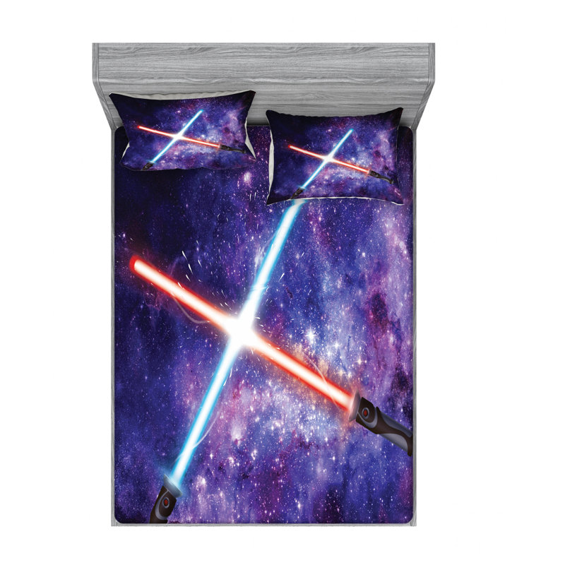 Microfiber Sheet Set, Queen Sheet Set with 2 Pillowcases