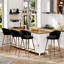 Tabouret de comptoir rembourré avec structure en métal-322211217-322211223