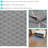 Schoenchen Traditional Flat Weave Charcoal Gray Lattice Indoor Area Rug - 5' x 7' 8"-496762211
