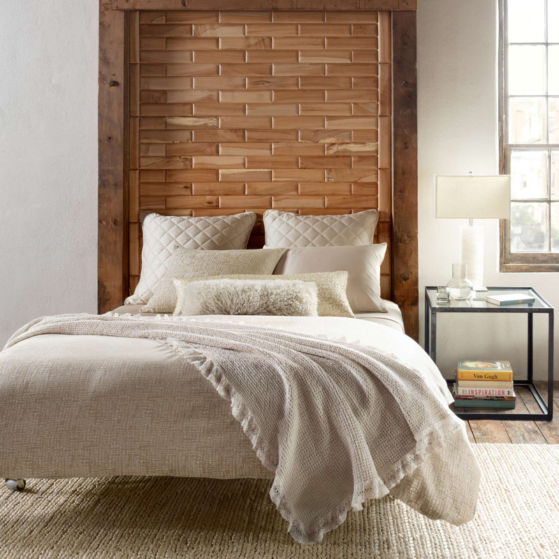 Jute Handwoven Bleached Oak Rug, Rectangle 5' x 8'