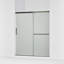 Elate Sliding Shower Door, 70-1/2-In H X 56-1/4 - 59-5/8-In W, With 1/4-In Thick Crystal Clear Glass-1254418681