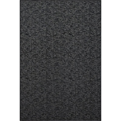 Ensemble de tapis intérieur / extérieur en nylon touffeté à la machine Geometric