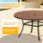 Rhoridh Round 8 - Person 54'' L Outdoor Restaurant Dining Set-1672674515