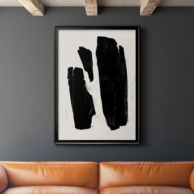 «Triple Block Print II», reproduction encadrée de qualité supérieure - prête à être accrochée