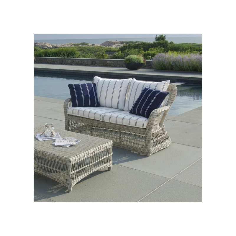 Southampton Outdoor 2 - Seat Loveseat, Ocean, Oyster