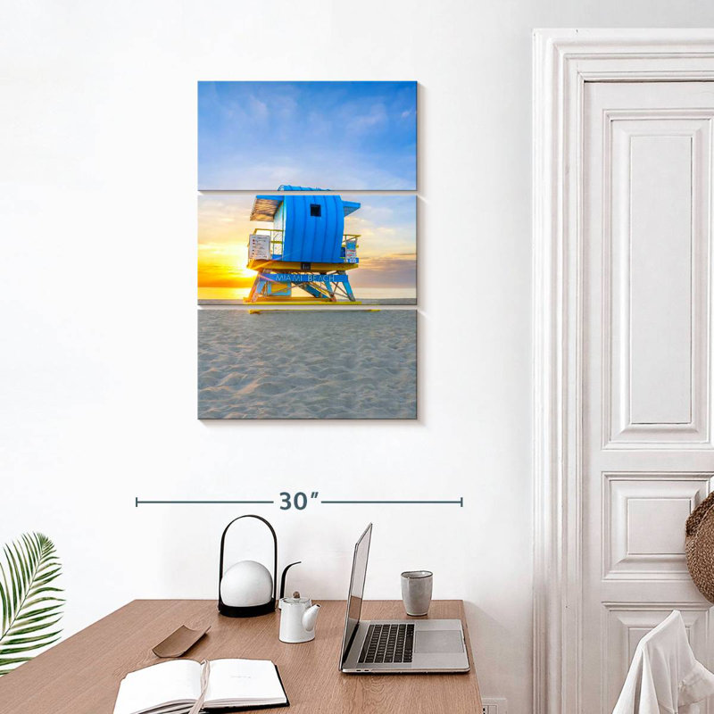 Nicci Miami Beach Sunrise Memories, H 32 po x l 20 po
