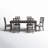 Norton 6 - Person Extendable Four Leg Dining Set
