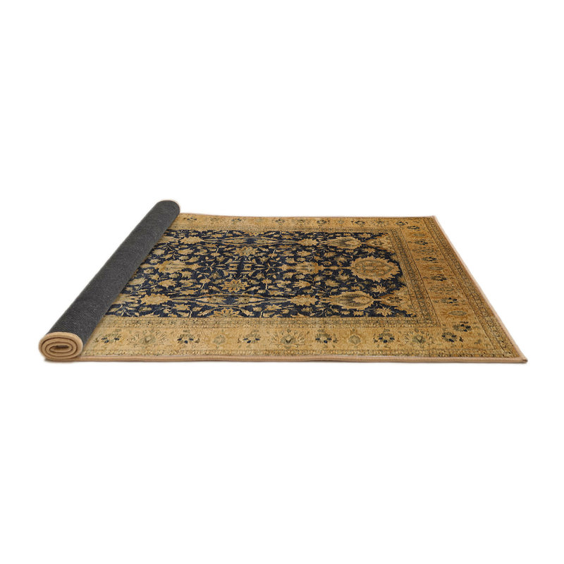 Tapis oriental beige / noir Dirazan, Rond 5 pi