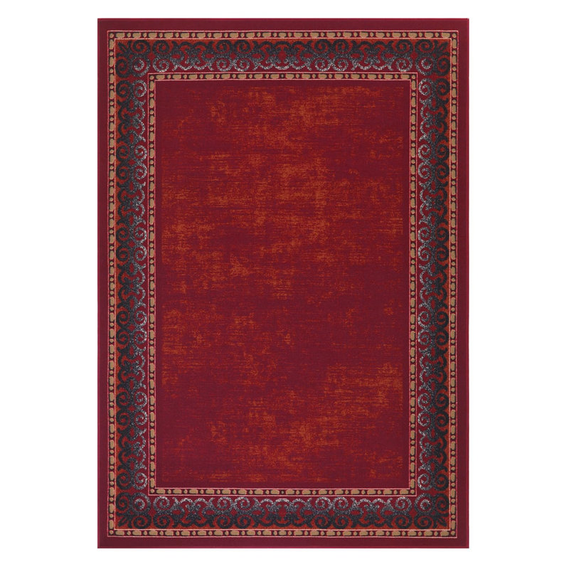Tapis rectangulaire en nyeshia 7 x 10 po avec envers antidérapant