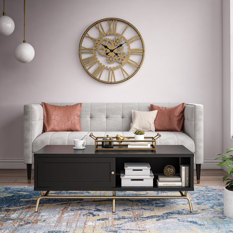 Anastaisha Abstract Coffee Table with Storage