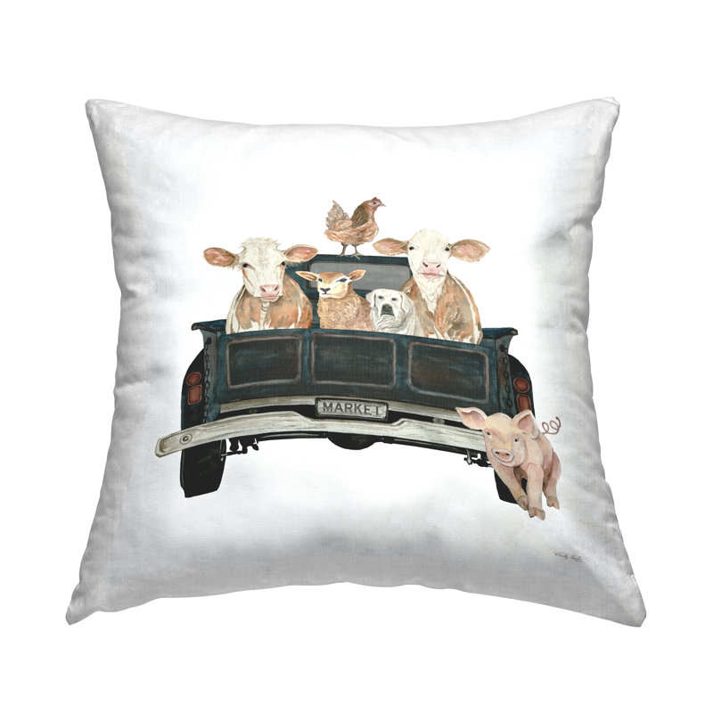 Coussin Pickup Truck Farmhouse