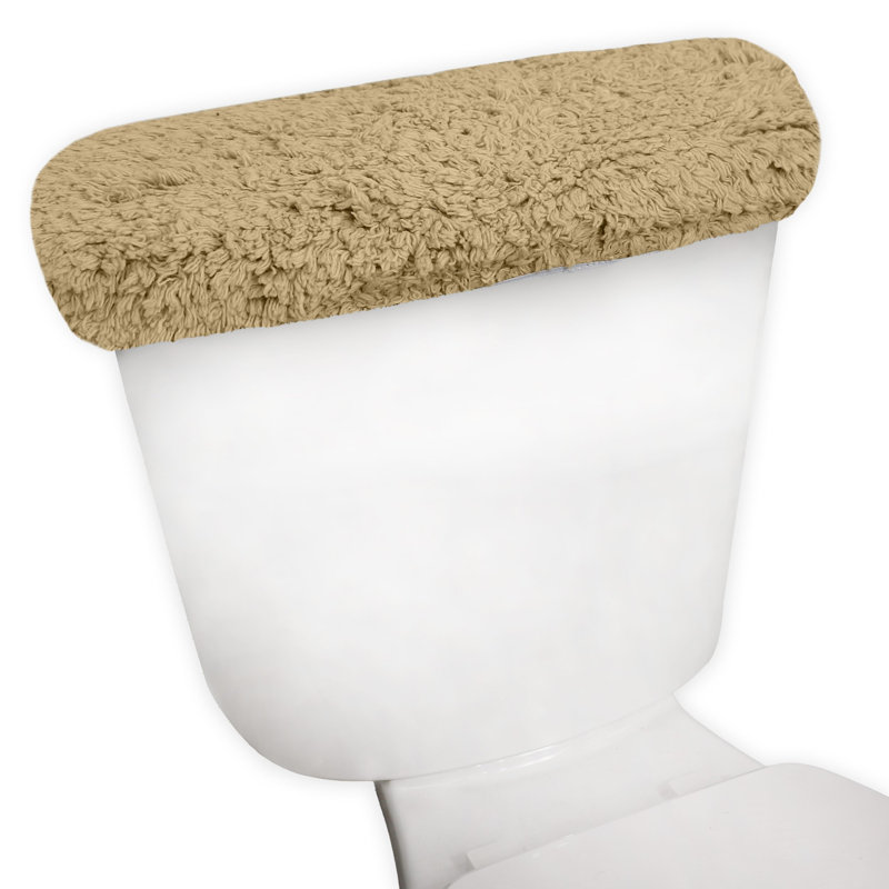 Dobrinka Bath Rug Plush 100% Cotton Mat, Unique Design, Absorbent, Quick Dry, Linen, 17"x24"(Rectangle)