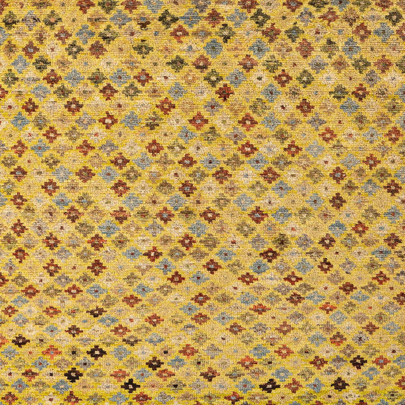 Tapis abstrait moderne 4473, Carré 4 pi