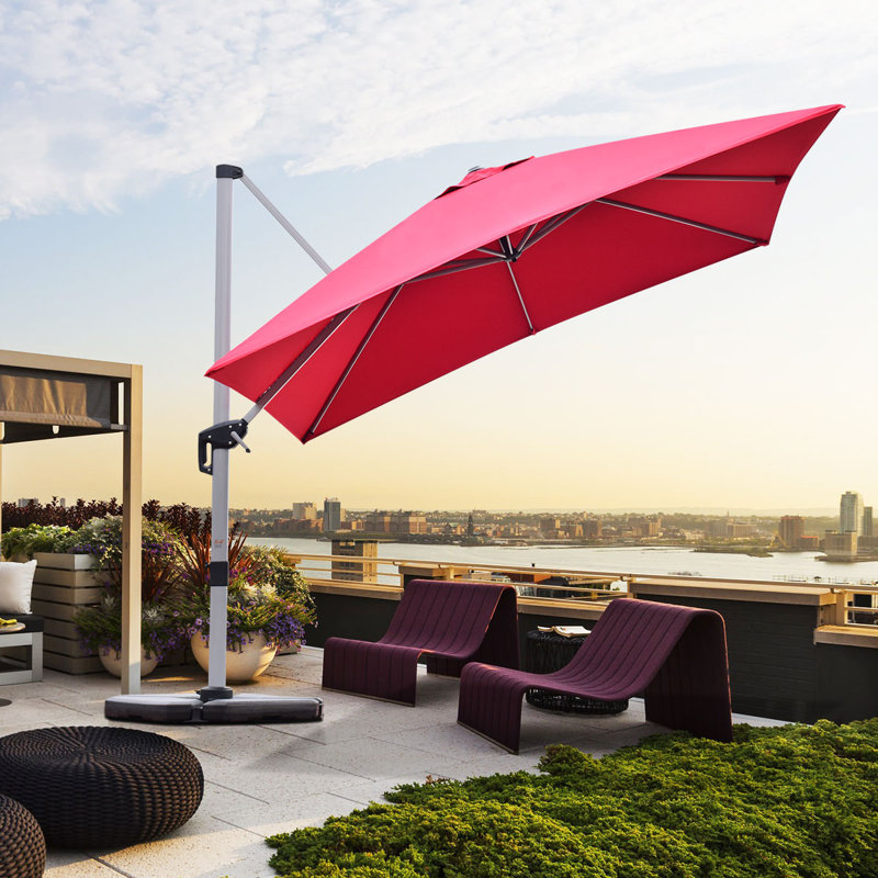Callaway 120'' Cantilever Umbrella, Burgundy