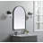 Sabine Metal Arch Wall Mirror-272105429-272105438