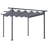 Outsunny Retractable Pergola Canopy