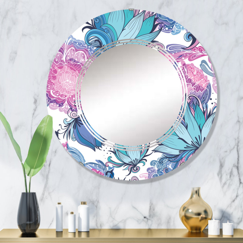 Miroir de salle de bain mural rond, 32 po x 32 po