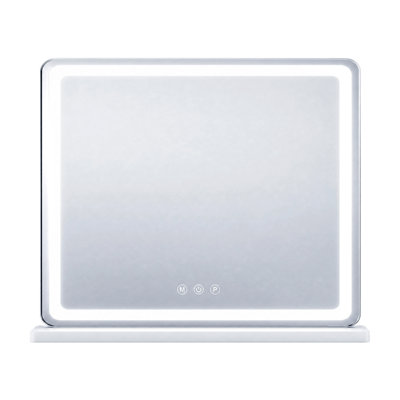 19" x 22" Vanity Mirror with 3 Color Modes, Dimmable LED Lights and Touch Screen Control