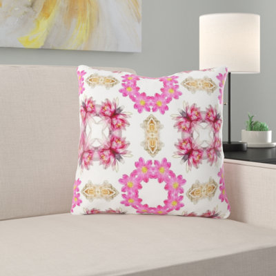Coussin décoratif fleur