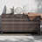 Outdoor Storage Box, 125 Gallon PE Rattan Chest with Wheels & Handles, Garden & Poolside, Brown-128523202
