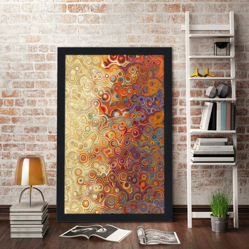 «John 13:35 Love One d'autre (vertical)» par Mark Lawrence, reproduction, H 27,5 po x l 21,5 po x P 0,75 po, Cadre espresso