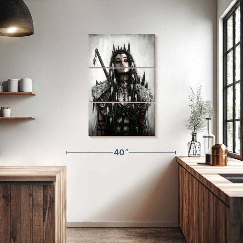 Leisha Wild, 38" H x 24" W