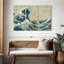 «The Great Wave Off Kanagawa», 3 pièces sur toile-98562495