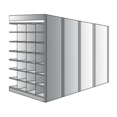36 " W Add-On Unit Storage Rack