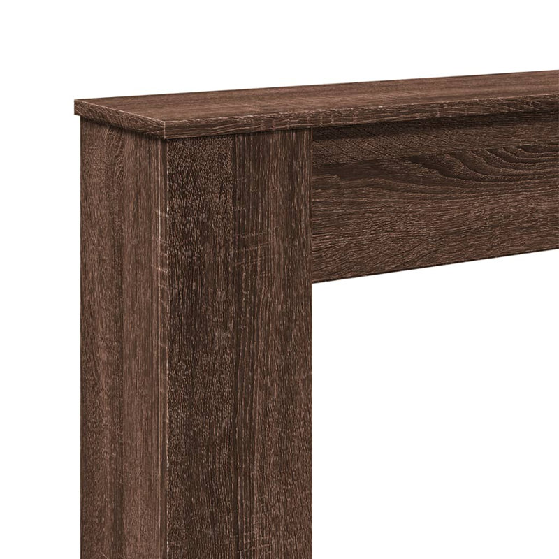Engineered Wood Fireplace Surround, Brown Oak